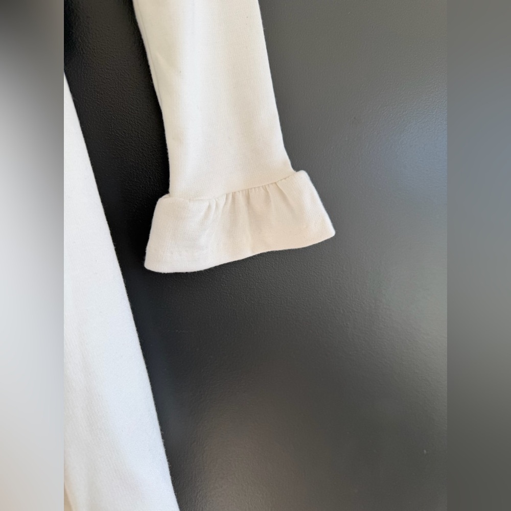 Polo Ralph Lauren | Cream Dress Velvet Belt | 3Y | Pleat skirt | Ruffle cuff - Picture 6 of 8